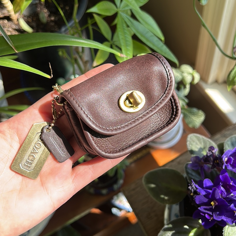 Vintage coach key fob